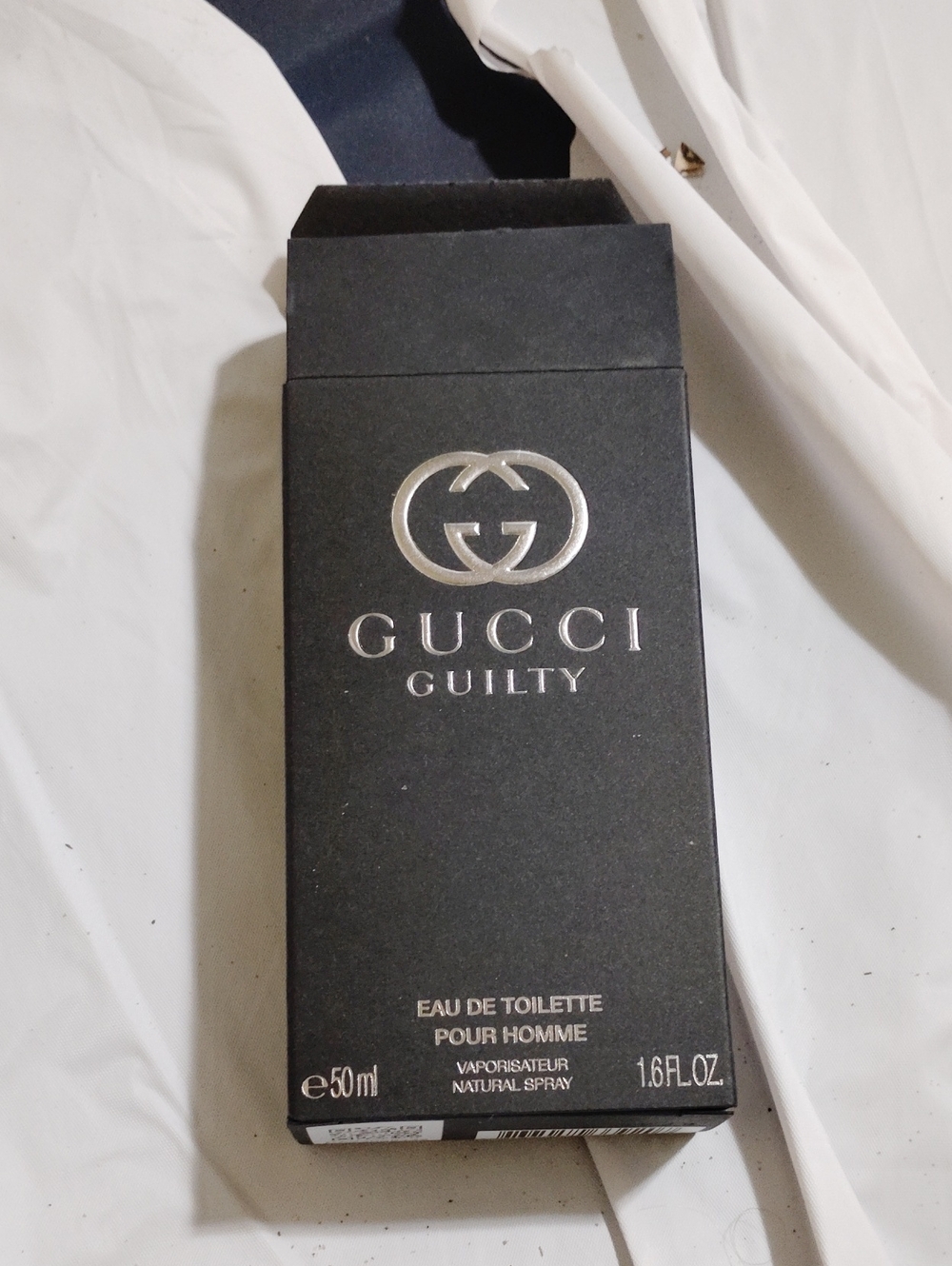Gucci Guilty Men's Fragrance Box - Black with Silver Logo BOX ONLY